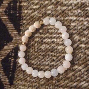4/$60 Crystal Bracelet - Whitish Gemstones